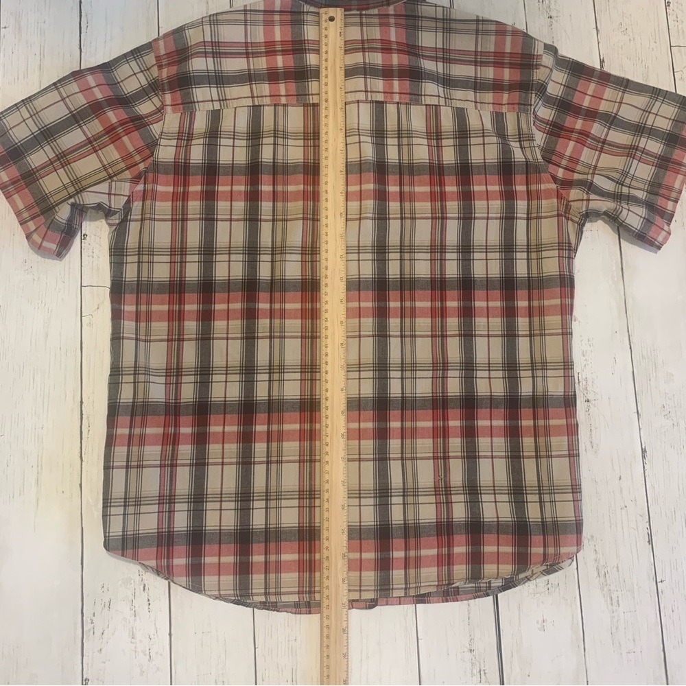 Bobbie Brooks Women's XL VTG Plaid Button Down Shirt Embroidered Dragonflies - Picture 3 of 6